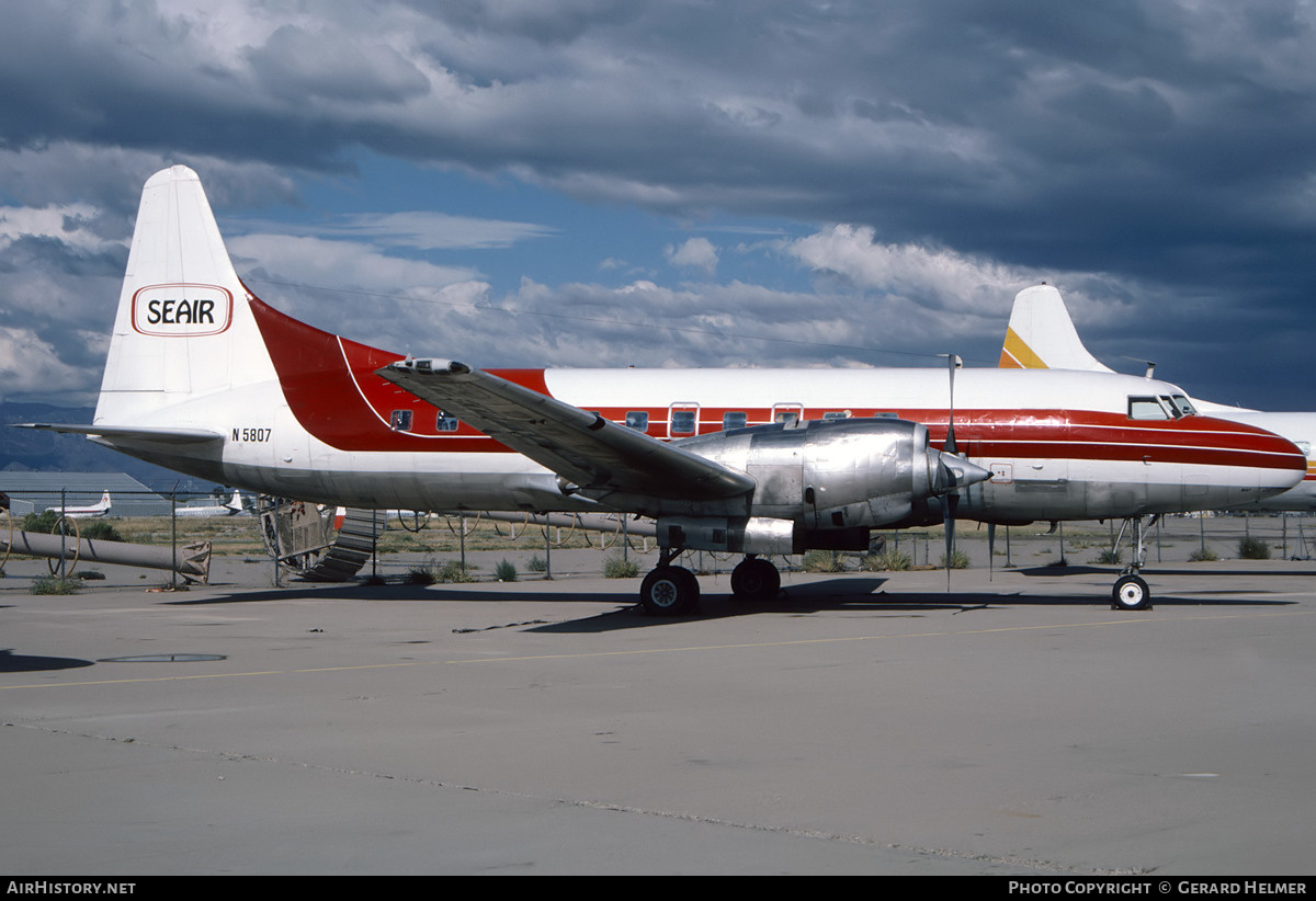 Aircraft Photo of N5807 | Convair 580 | Seair Alaska Airlines | AirHistory.net #96155