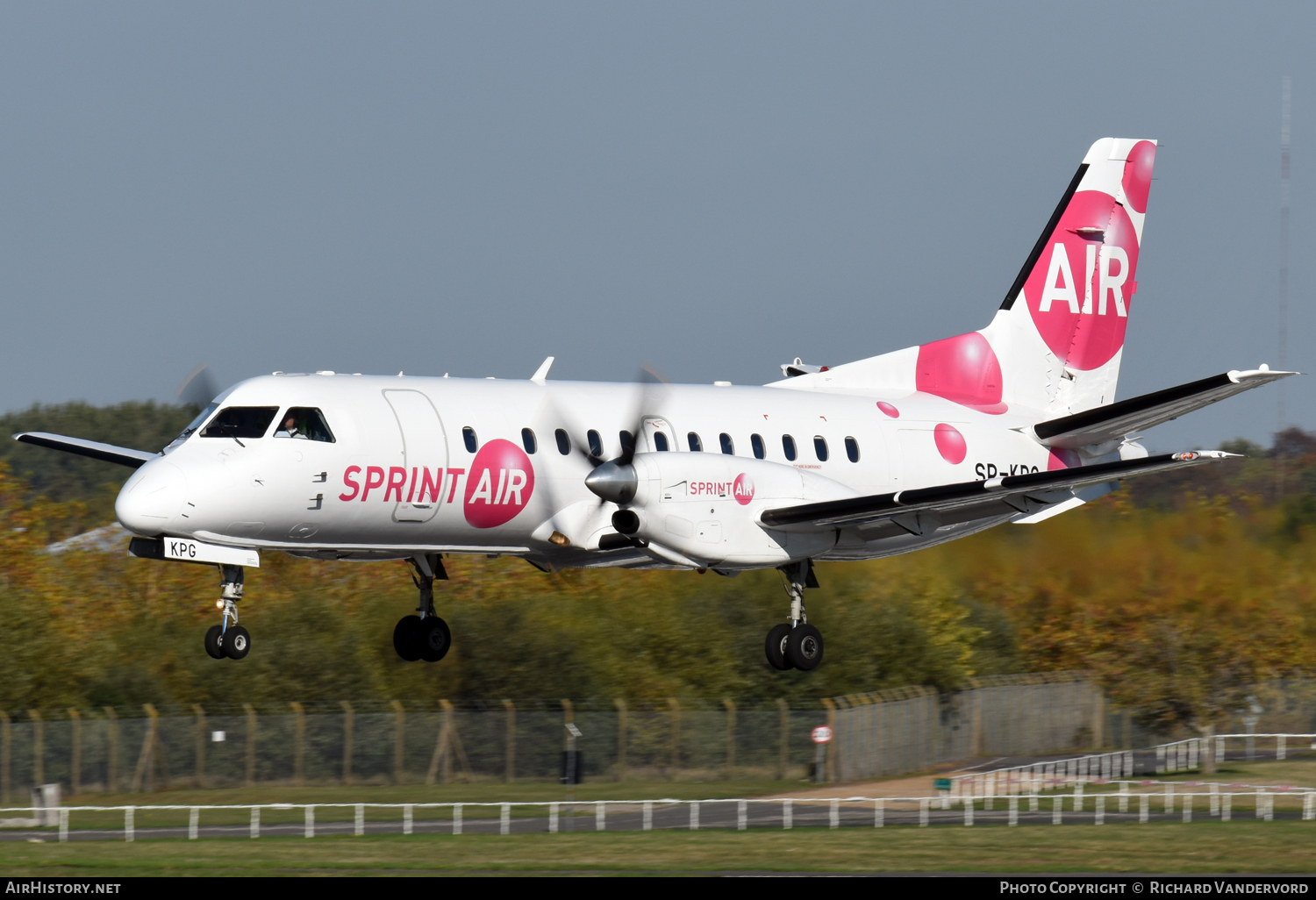 Aircraft Photo of SP-KPG | Saab 340A | Sprint Air | AirHistory.net #96166