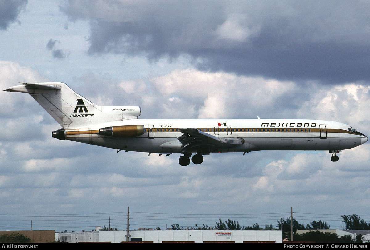 Aircraft Photo of N8882Z | Boeing 727-225/Adv | Mexicana | AirHistory.net #96182