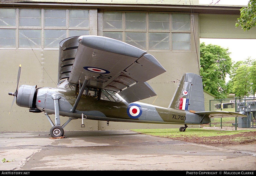 Aircraft Photo of XL703 | Scottish Aviation Pioneer CC.1 | UK - Air Force | AirHistory.net #96198