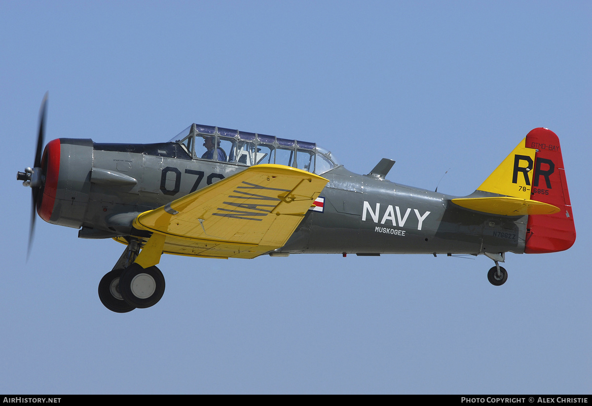 Aircraft Photo of N7662Z / 78-6855 | North American AT-6A Texan | USA - Navy | AirHistory.net #96199