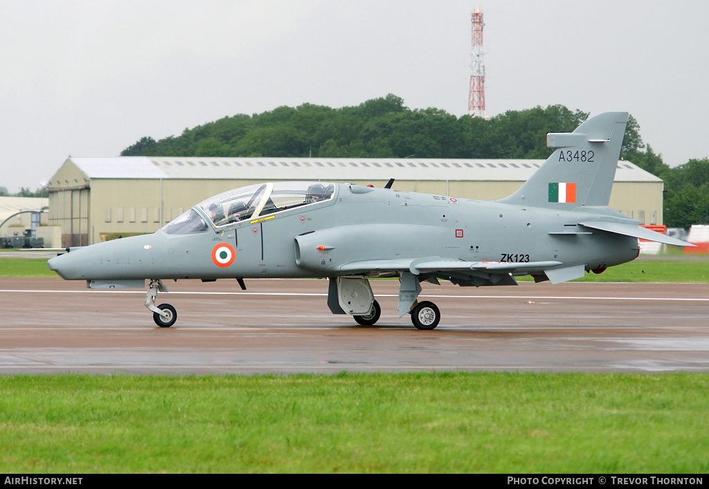 Aircraft Photo of A3482 / ZK123 | BAE Systems Hawk 132 | India - Air Force | AirHistory.net #96201
