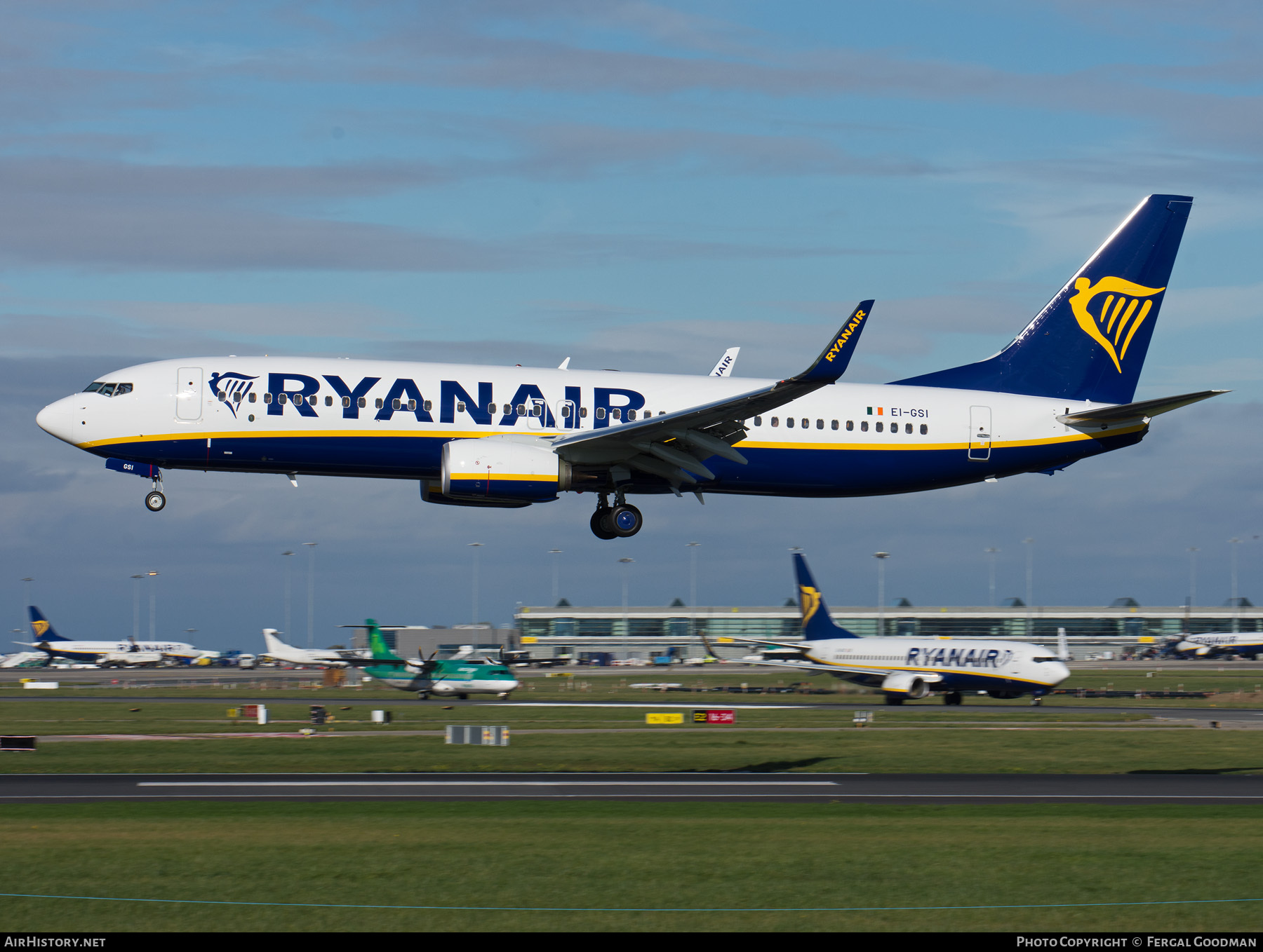 Aircraft Photo of EI-GSI | Boeing 737-800 | Ryanair | AirHistory.net #96205