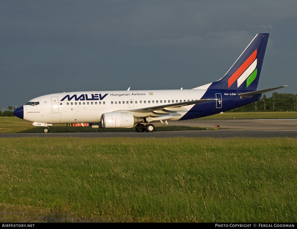 Aircraft Photo of HA-LOA | Boeing 737-7Q8 | Malév - Hungarian Airlines | AirHistory.net #96236