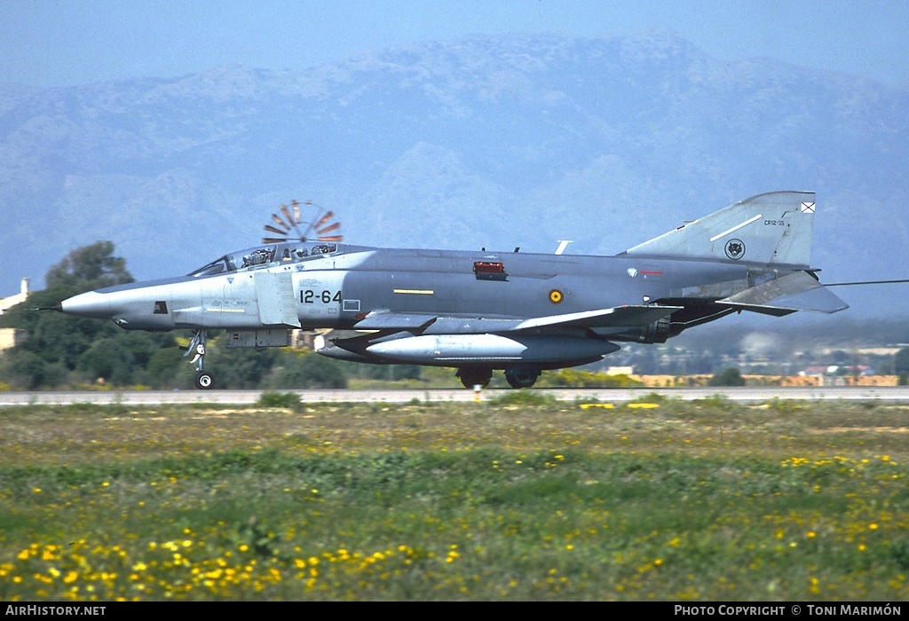 Aircraft Photo of CR12-55 | McDonnell RF-4C Phantom II | Spain - Air Force | AirHistory.net #96238