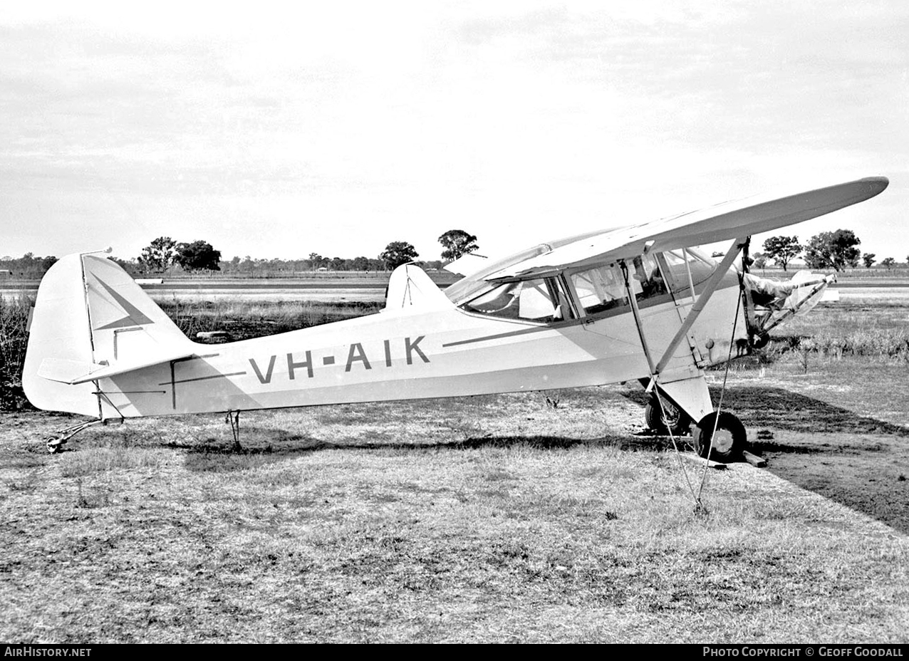 Aircraft Photo of VH-AIK | Auster J-1 Autocrat | AirHistory.net #96250
