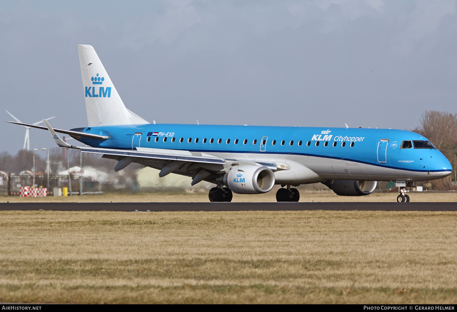 Aircraft Photo of PH-EXD | Embraer 190STD (ERJ-190-100STD) | KLM Cityhopper | AirHistory.net #96280