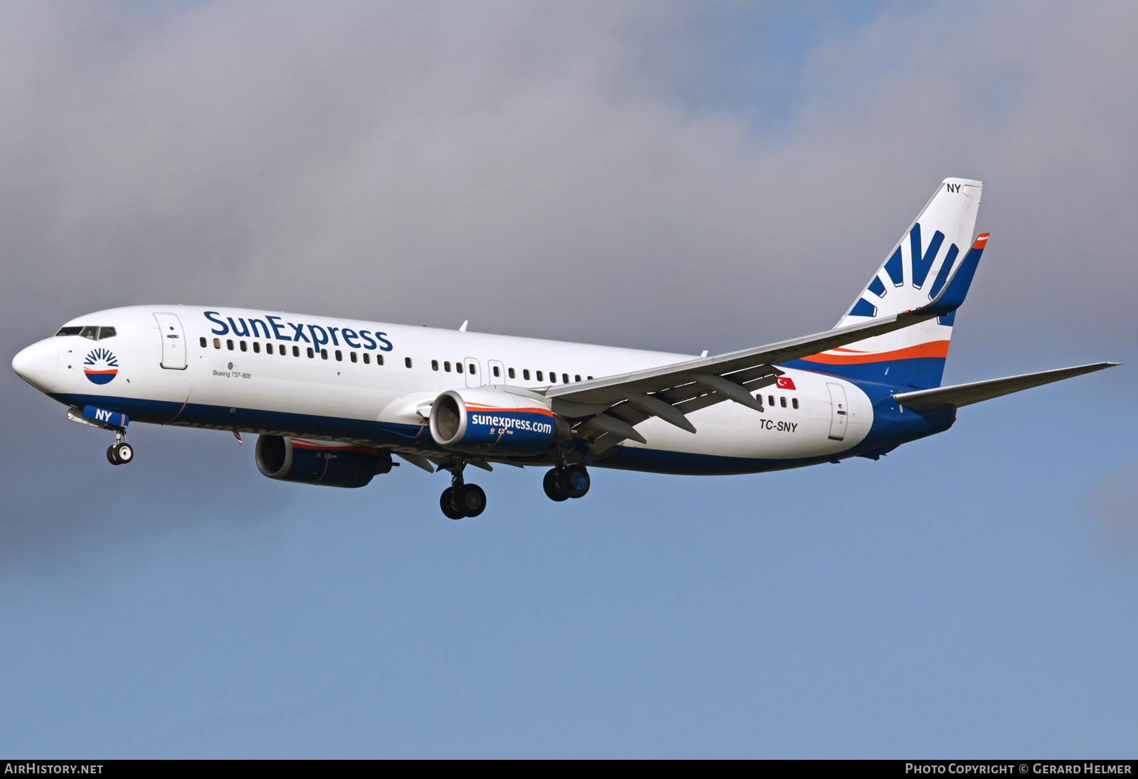 Aircraft Photo of TC-SNY | Boeing 737-8K5 | SunExpress | AirHistory.net #96285