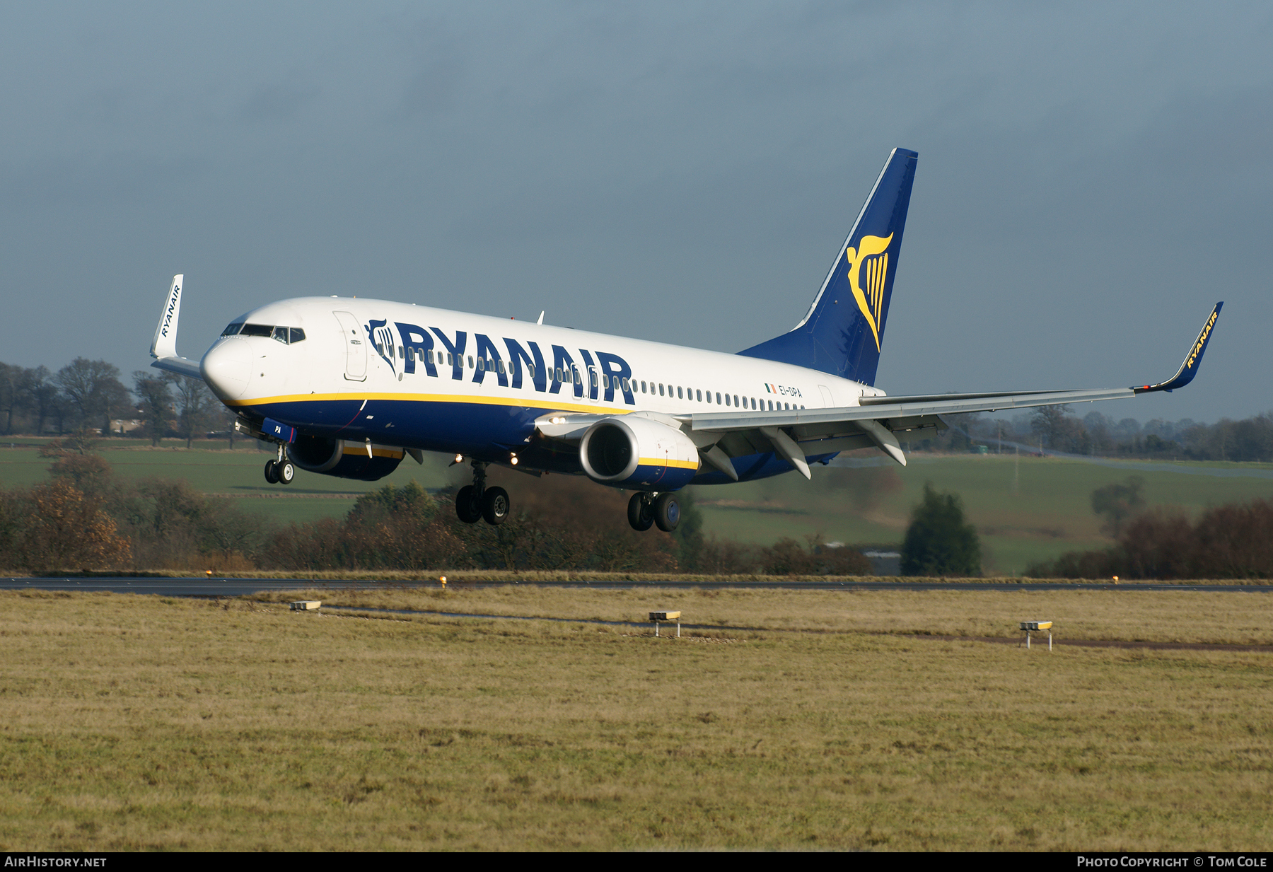 Aircraft Photo of EI-DPA | Boeing 737-8AS | Ryanair | AirHistory.net #96286