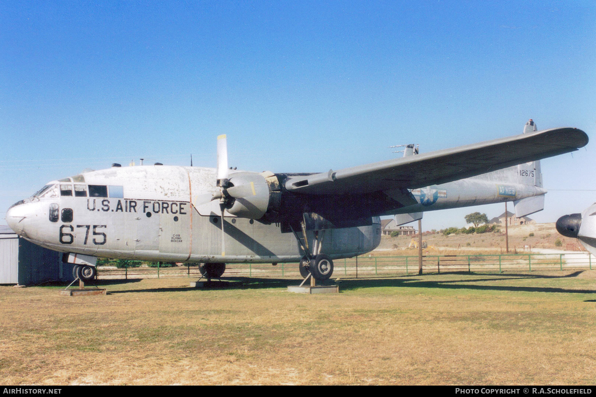 Aircraft Photo of 51-2675 / 12675 | Fairchild C-119F Flying Boxcar | USA - Air Force | AirHistory.net #96288