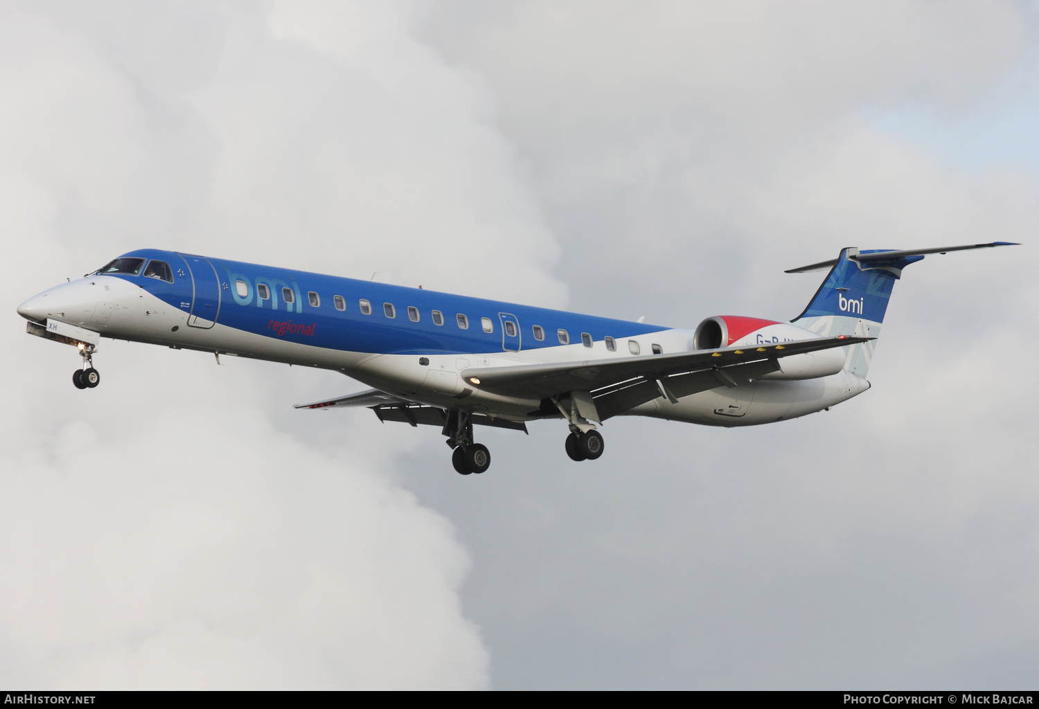 Aircraft Photo of G-RJXH | Embraer ERJ-145EP (EMB-145EP) | BMI Regional | AirHistory.net #96335