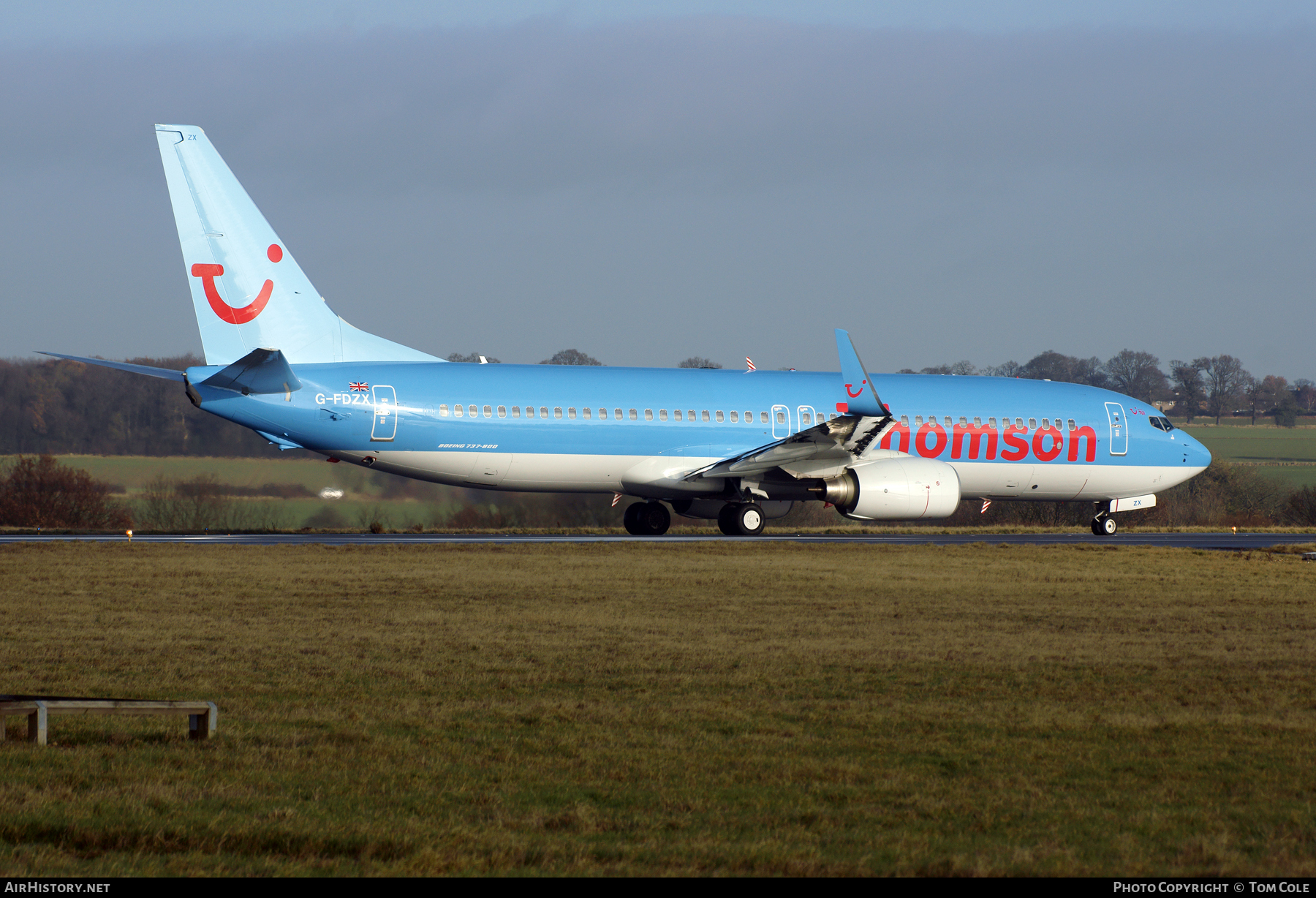 Aircraft Photo of G-FDZX | Boeing 737-8K5 | Thomson Airways | AirHistory.net #96336