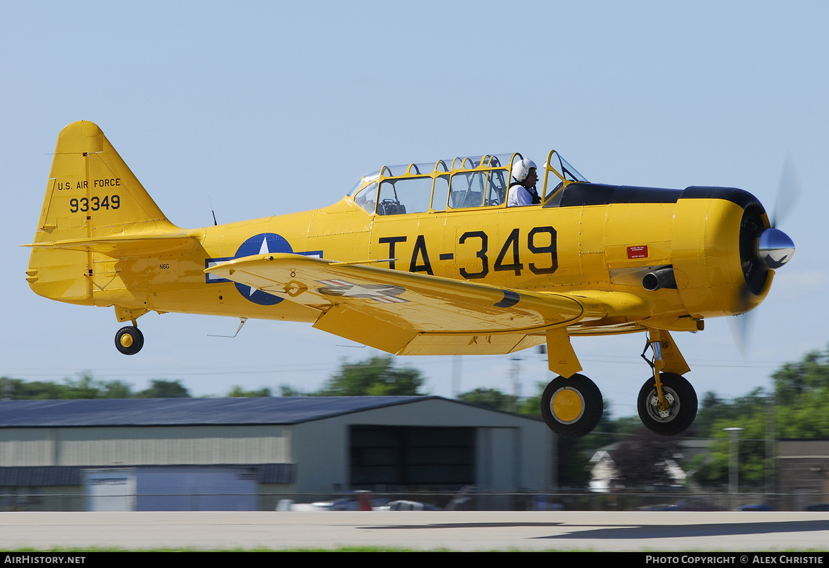 Aircraft Photo of N6G / 93349 | North American T-6G Texan | USA - Air Force | AirHistory.net #96339