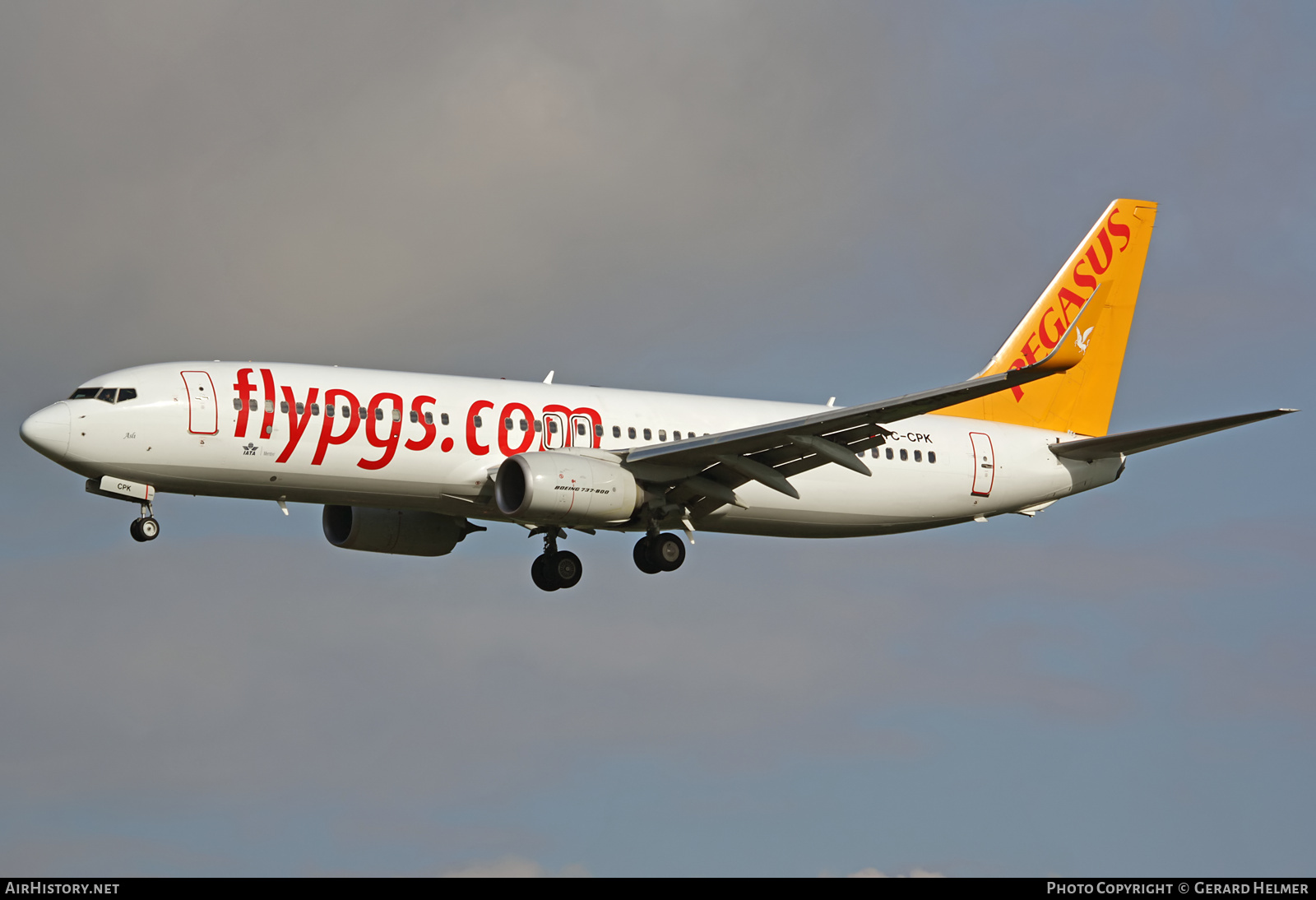 Aircraft Photo of TC-CPK | Boeing 737-82R | Pegasus Airlines | AirHistory.net #96352