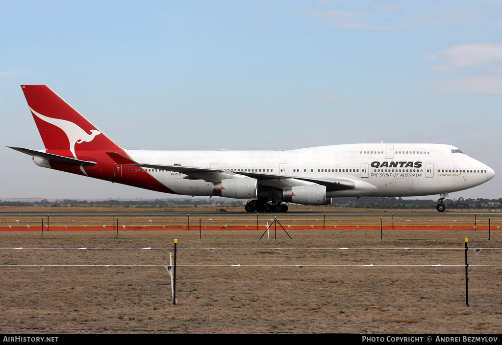 Aircraft Photo of VH-OJE | Boeing 747-438 | Qantas | AirHistory.net #96367
