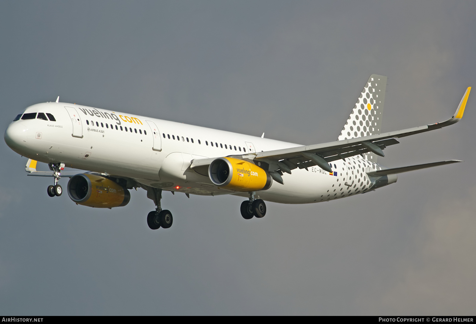 Aircraft Photo of EC-MQL | Airbus A321-231 | Vueling Airlines | AirHistory.net #96392