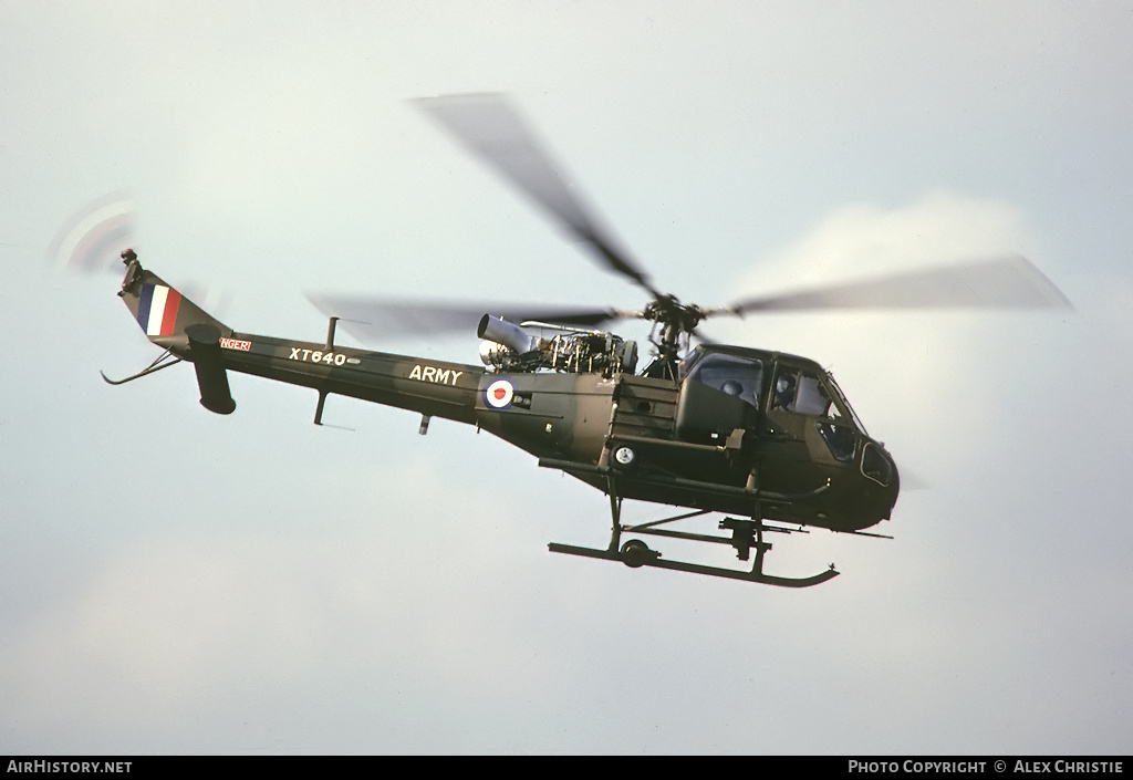 Aircraft Photo of XT640 | Westland Scout AH1 (P-531-2) | UK - Army | AirHistory.net #96394