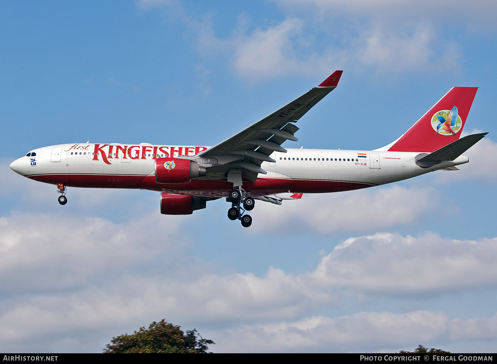 Aircraft Photo of VT-VJK | Airbus A330-223 | Kingfisher Airlines | AirHistory.net #96397
