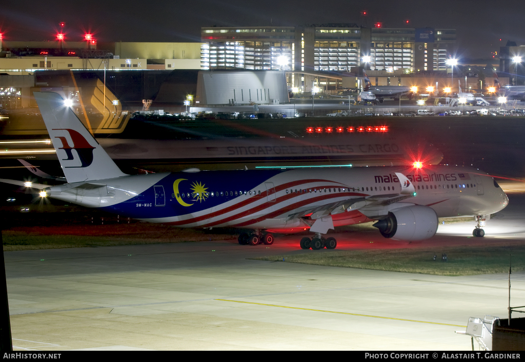 Aircraft Photo of 9M-MAC | Airbus A350-941 | Malaysia Airlines | AirHistory.net #96402