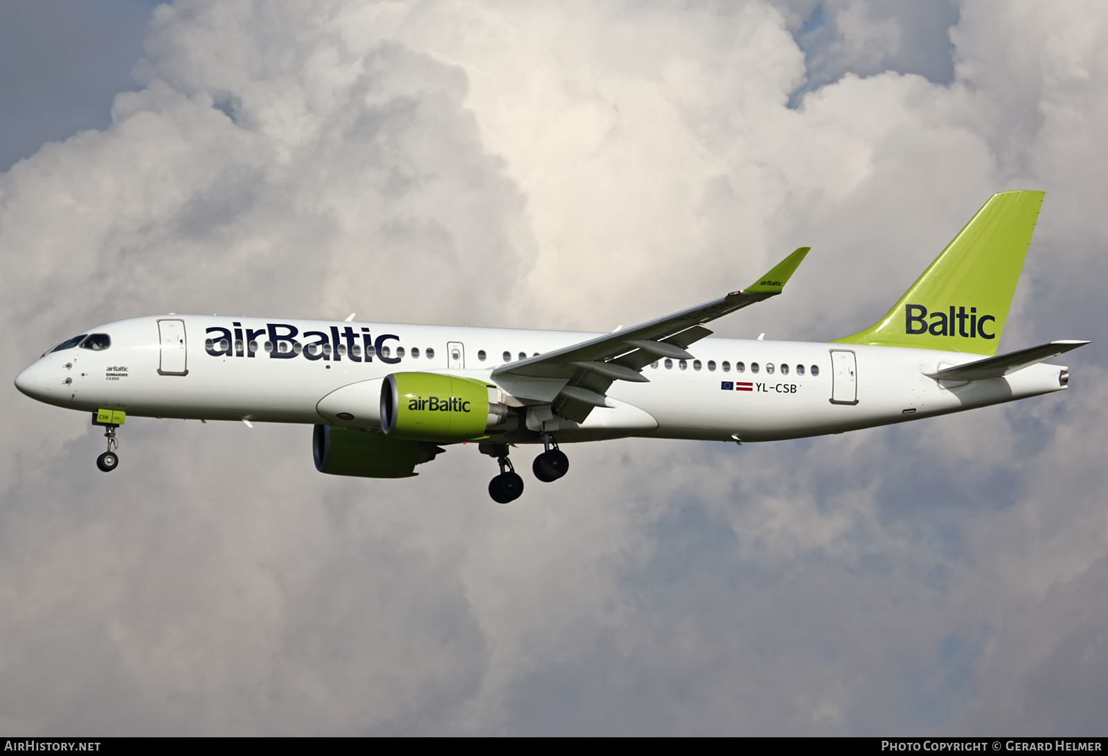 Aircraft Photo of YL-CSB | Bombardier CSeries CS300 (BD-500-1A11) | AirBaltic | AirHistory.net #96420