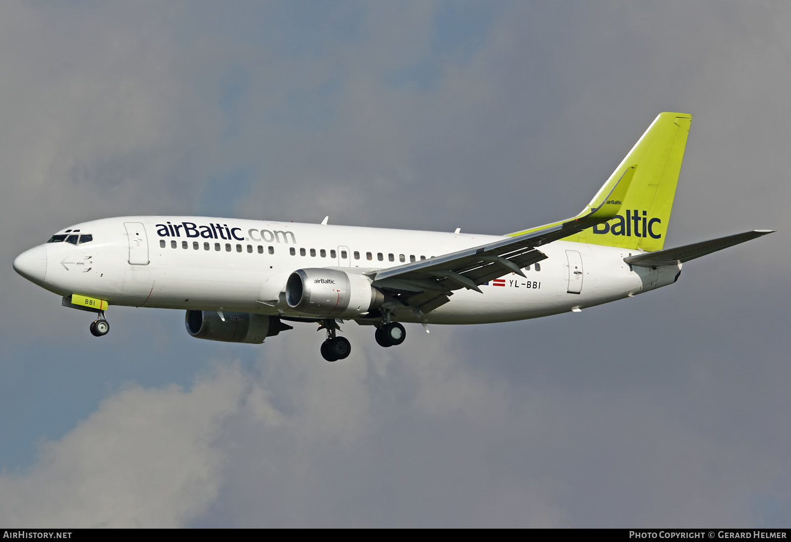 Aircraft Photo of YL-BBI | Boeing 737-33A | AirBaltic | AirHistory.net #96427