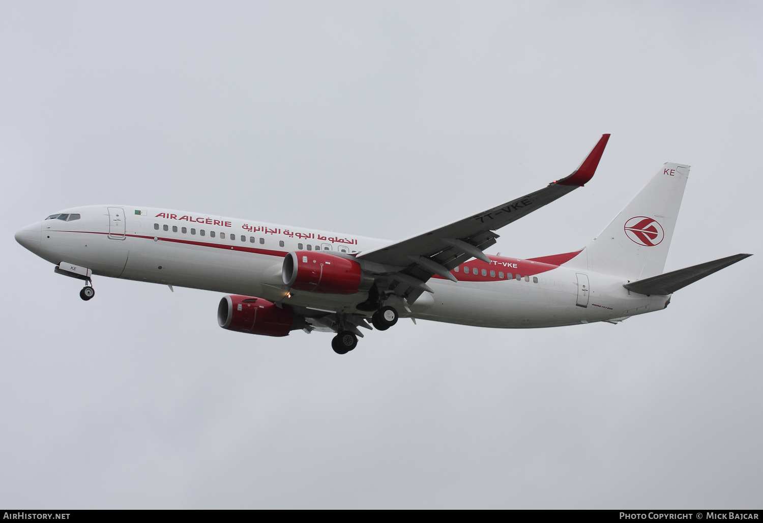 Aircraft Photo of 7T-VKE | Boeing 737-8D6 | Air Algérie | AirHistory.net #96429