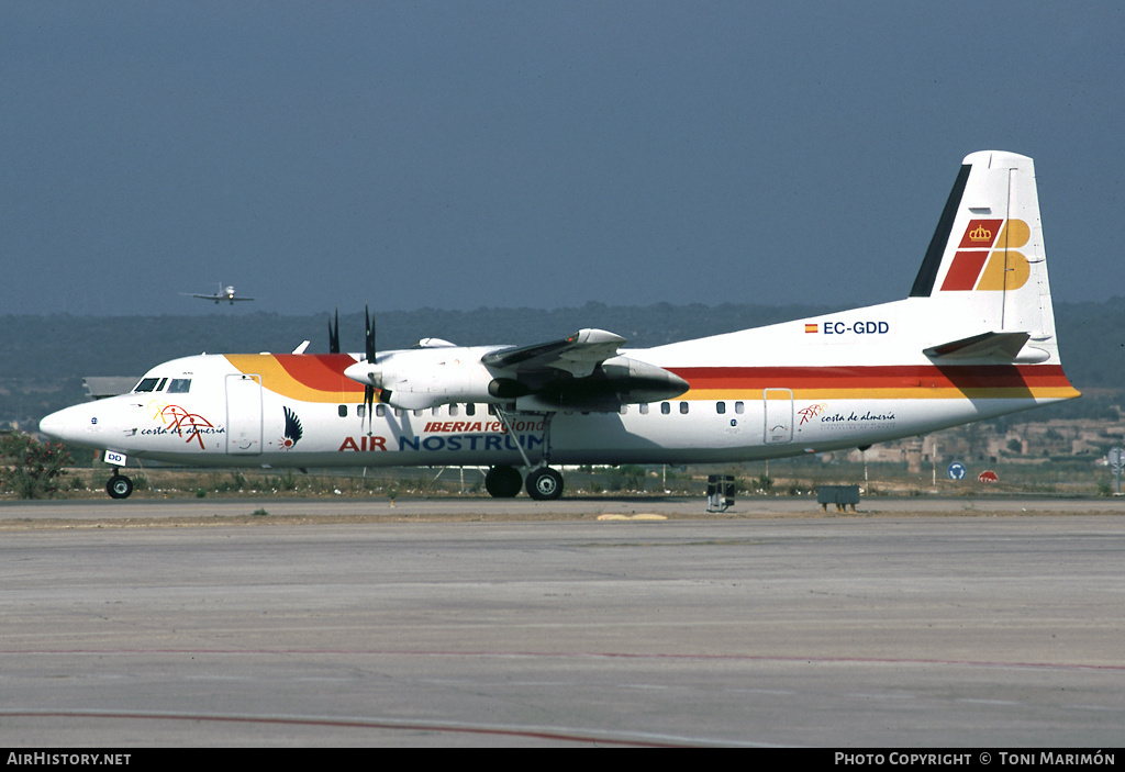 Aircraft Photo of EC-GDD | Fokker 50 | Iberia Regional | AirHistory.net #96453