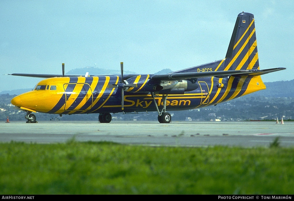 Aircraft Photo of D-ACCS | Fokker F27-500 Friendship | Sky Team | AirHistory.net #96454