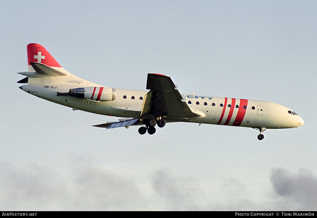 Aircraft Photo of HB-ICJ | Sud SE-210 Caravelle 10B3 Super B | Air City | AirHistory.net #96455