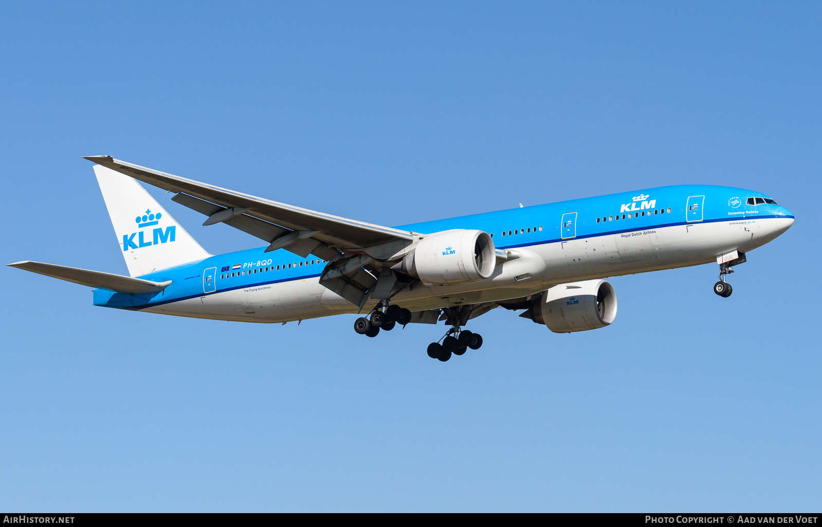 Aircraft Photo of PH-BQD | Boeing 777-206/ER | KLM - Royal Dutch Airlines | AirHistory.net #96459