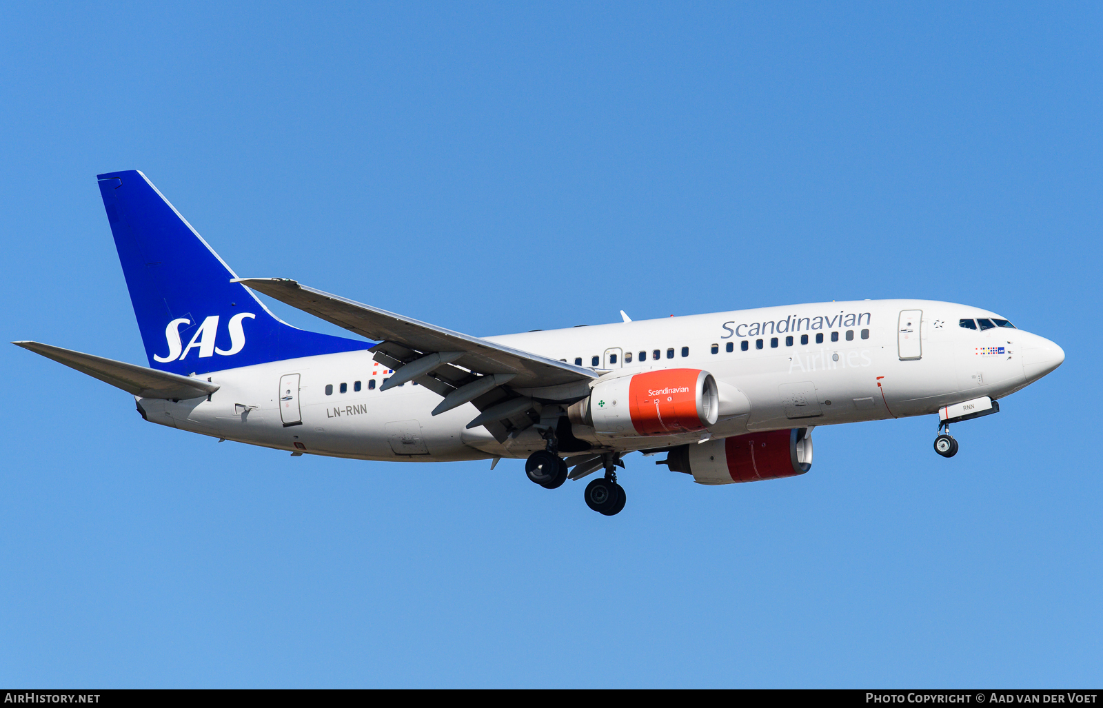Aircraft Photo of LN-RNN | Boeing 737-783 | Scandinavian Airlines - SAS | AirHistory.net #96465