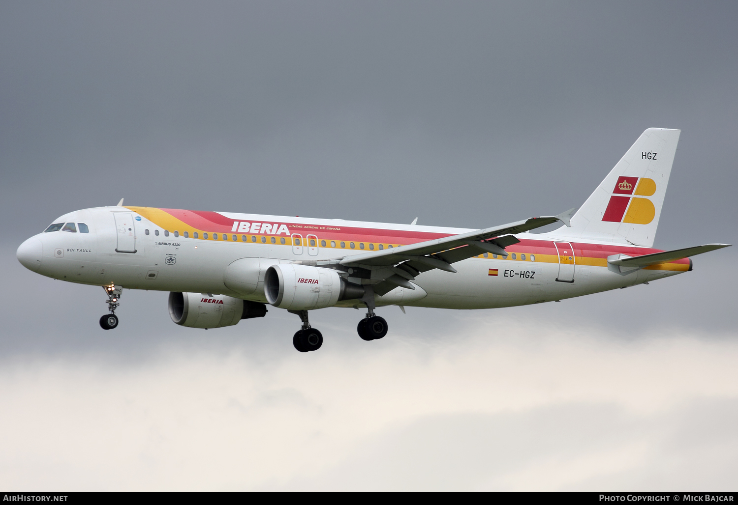 Aircraft Photo of EC-HGZ | Airbus A320-214 | Iberia | AirHistory.net #96483