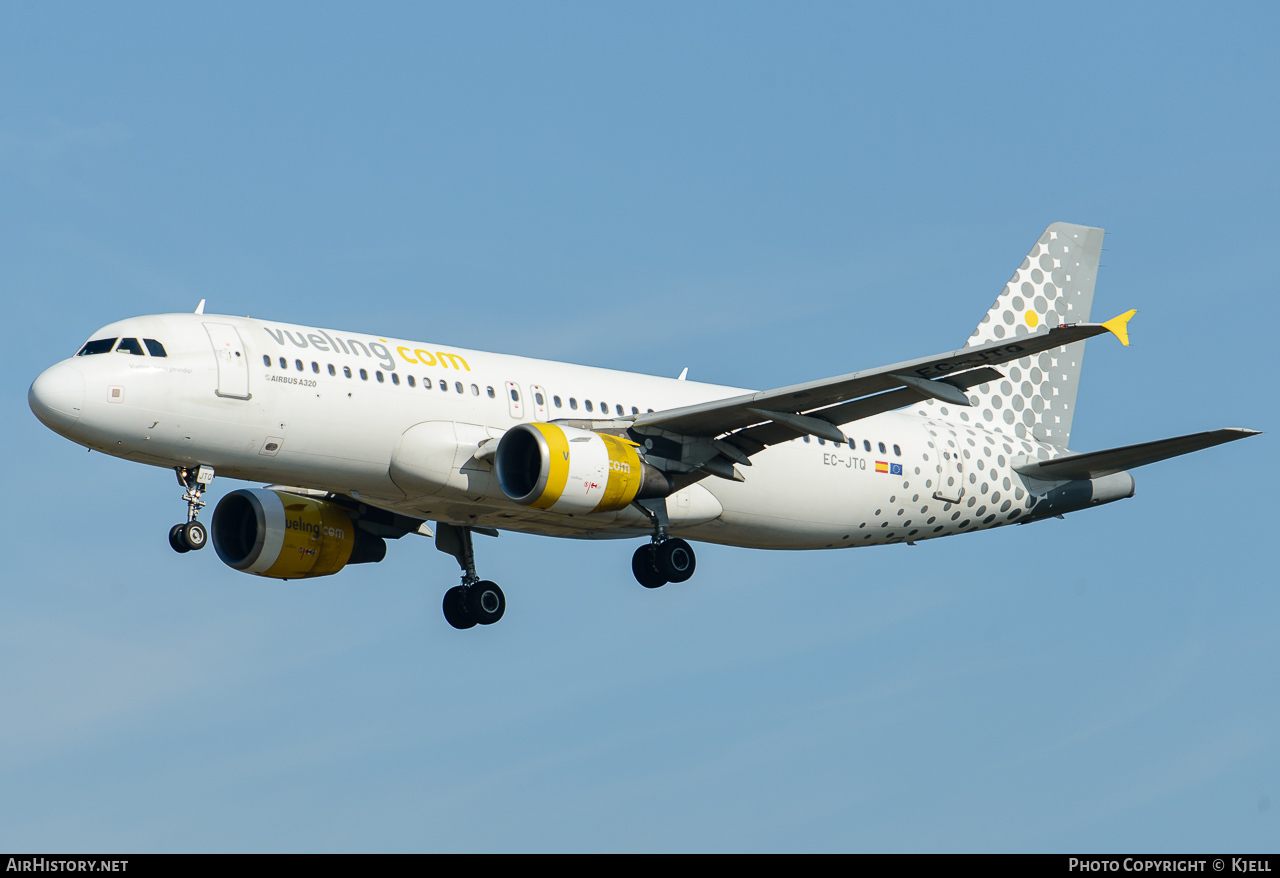 Aircraft Photo of EC-JTQ | Airbus A320-214 | Vueling Airlines | AirHistory.net #96500