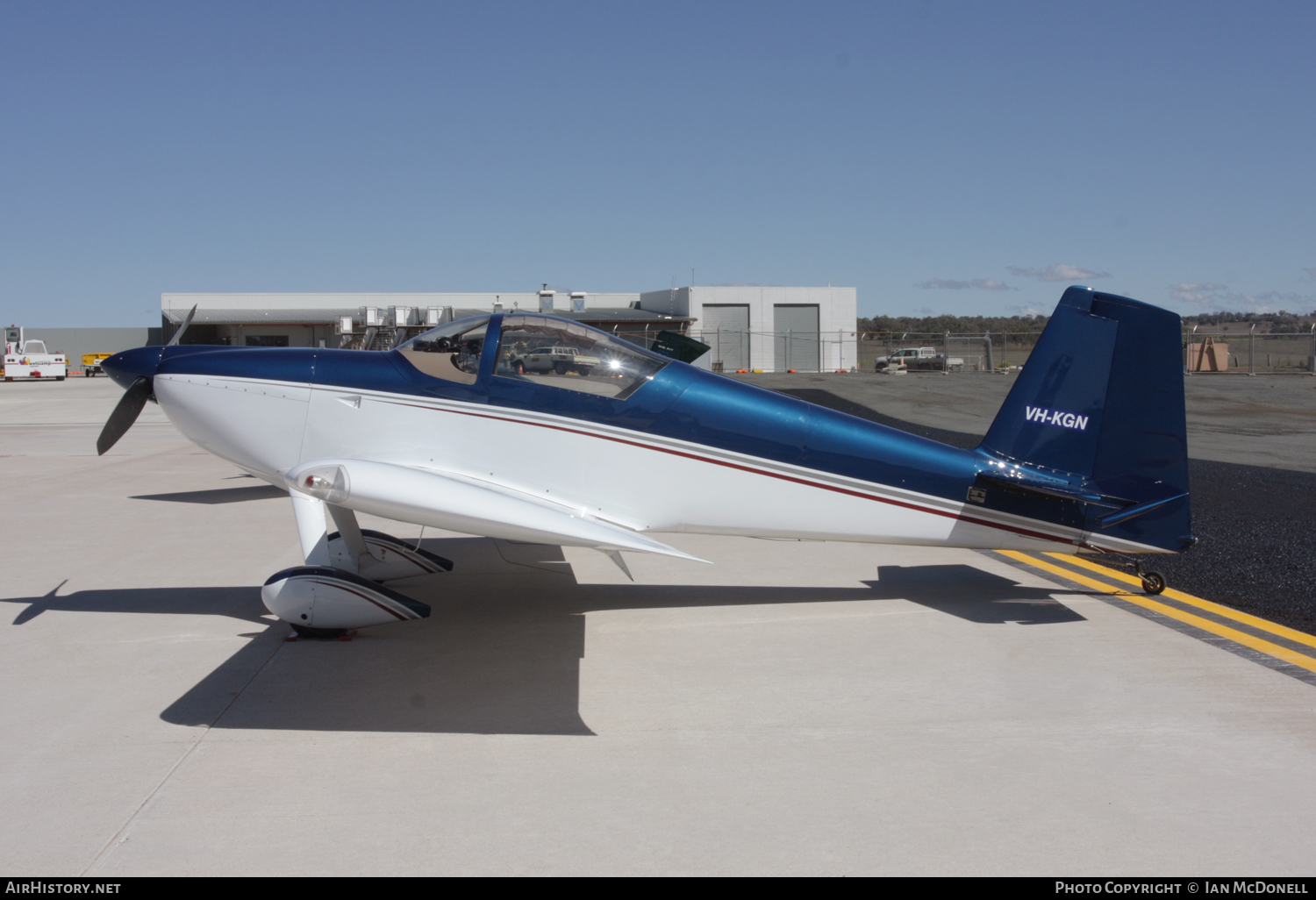 Aircraft Photo of VH-KGN | Van's RV-7 | AirHistory.net #96506