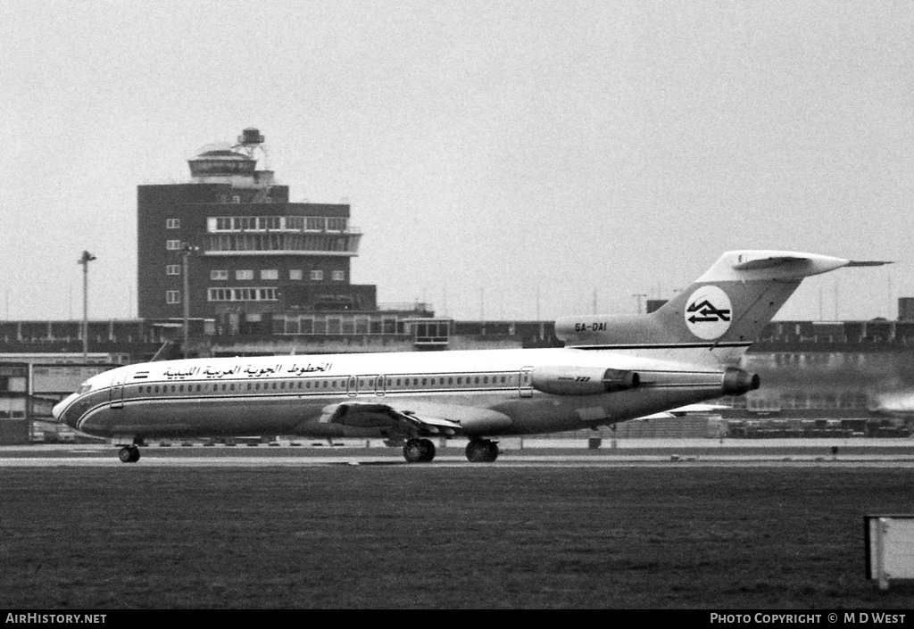 Aircraft Photo of 5A-DAI | Boeing 727-224 | Libyan Arab Airlines | AirHistory.net #96508