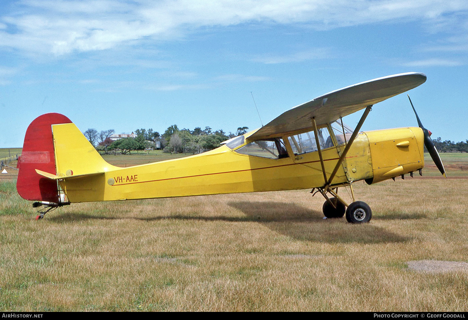 Aircraft Photo of VH-AAE | Auster J-1B Aiglet | AirHistory.net #96518