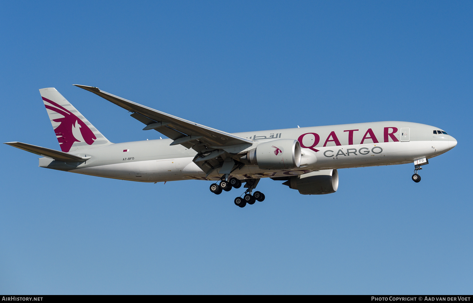 Aircraft Photo of A7-BFD | Boeing 777-FDZ | Qatar Airways Cargo | AirHistory.net #96527