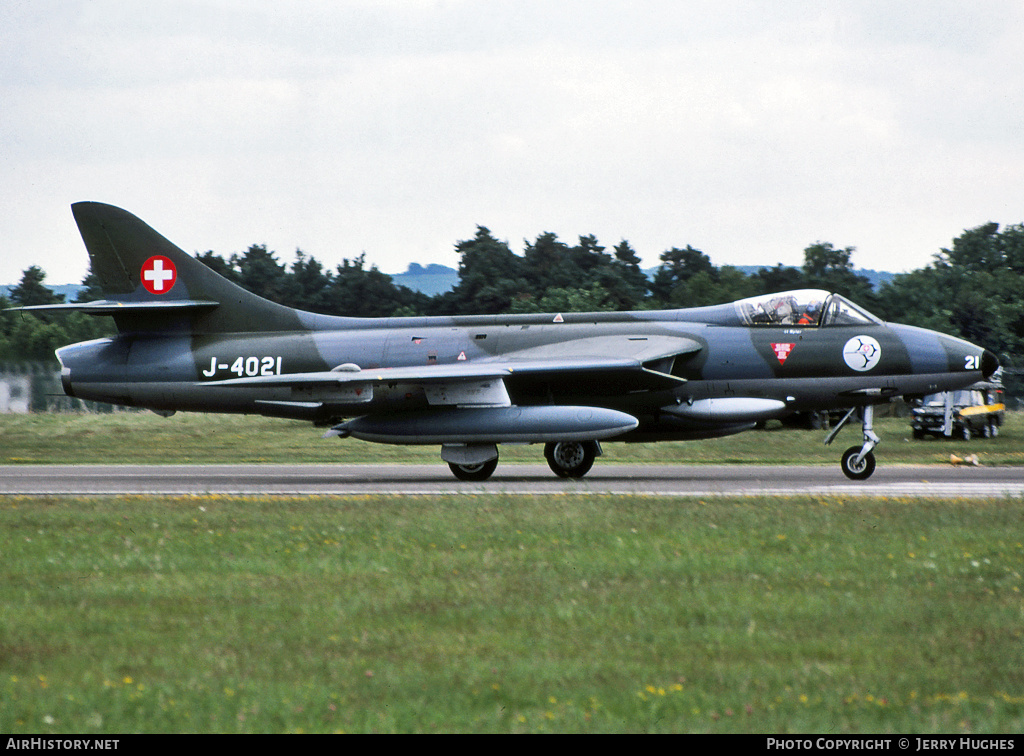Aircraft Photo of J-4021 | Hawker Hunter F58 | Switzerland - Air Force | AirHistory.net #96538
