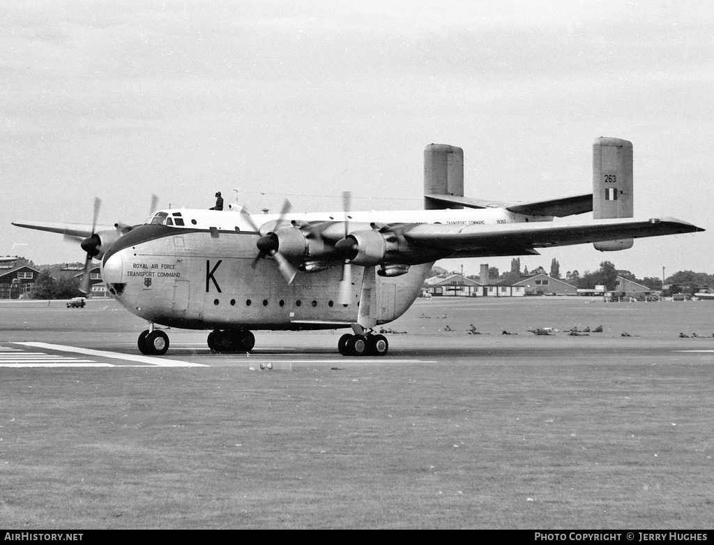 Aircraft Photo of XB263 | Blackburn B-101 Beverley C1 | UK - Air Force | AirHistory.net #96547