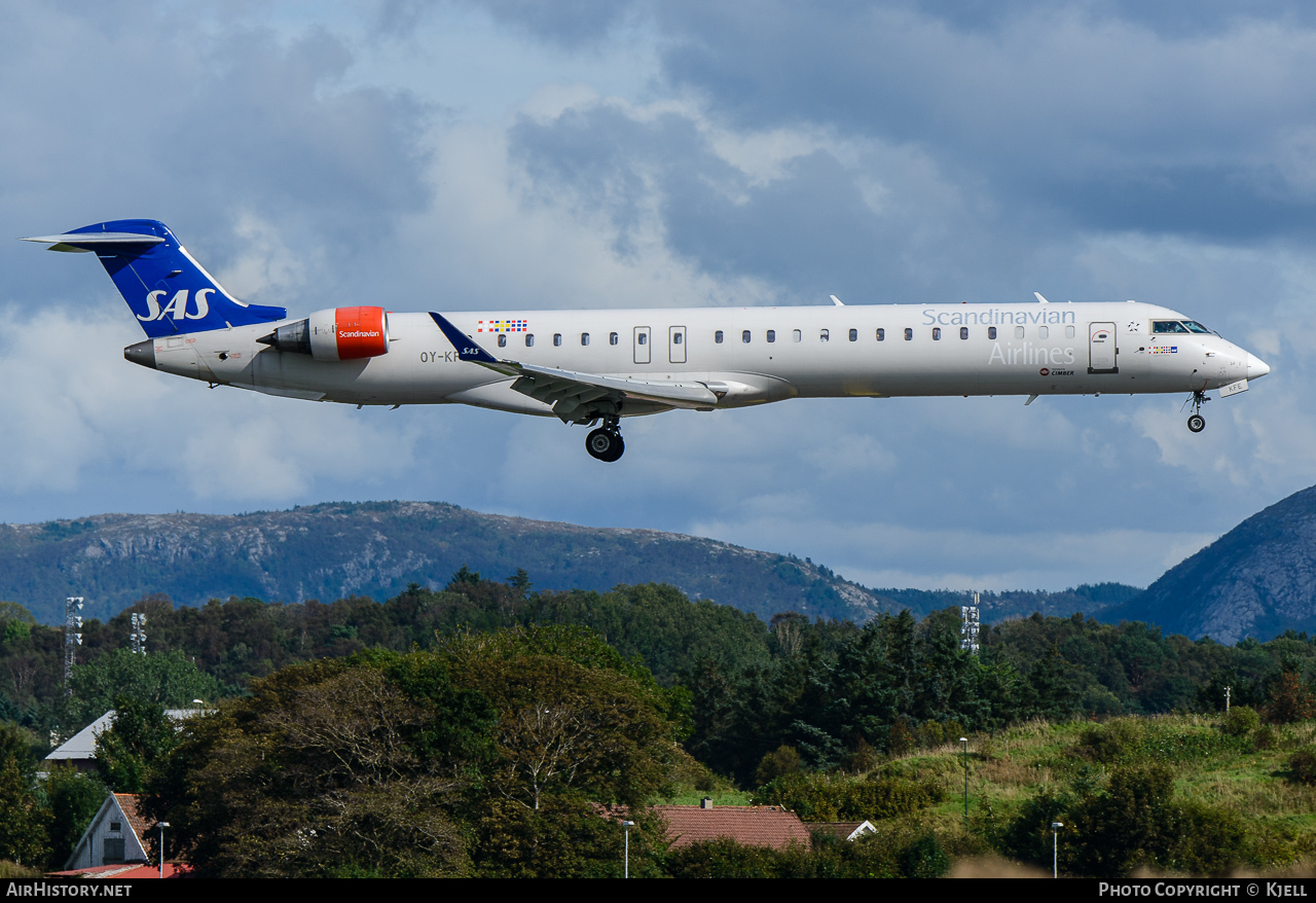Aircraft Photo of OY-KFE | Bombardier CRJ-900ER NG (CL-600-2D24) | Scandinavian Airlines - SAS | AirHistory.net #96549