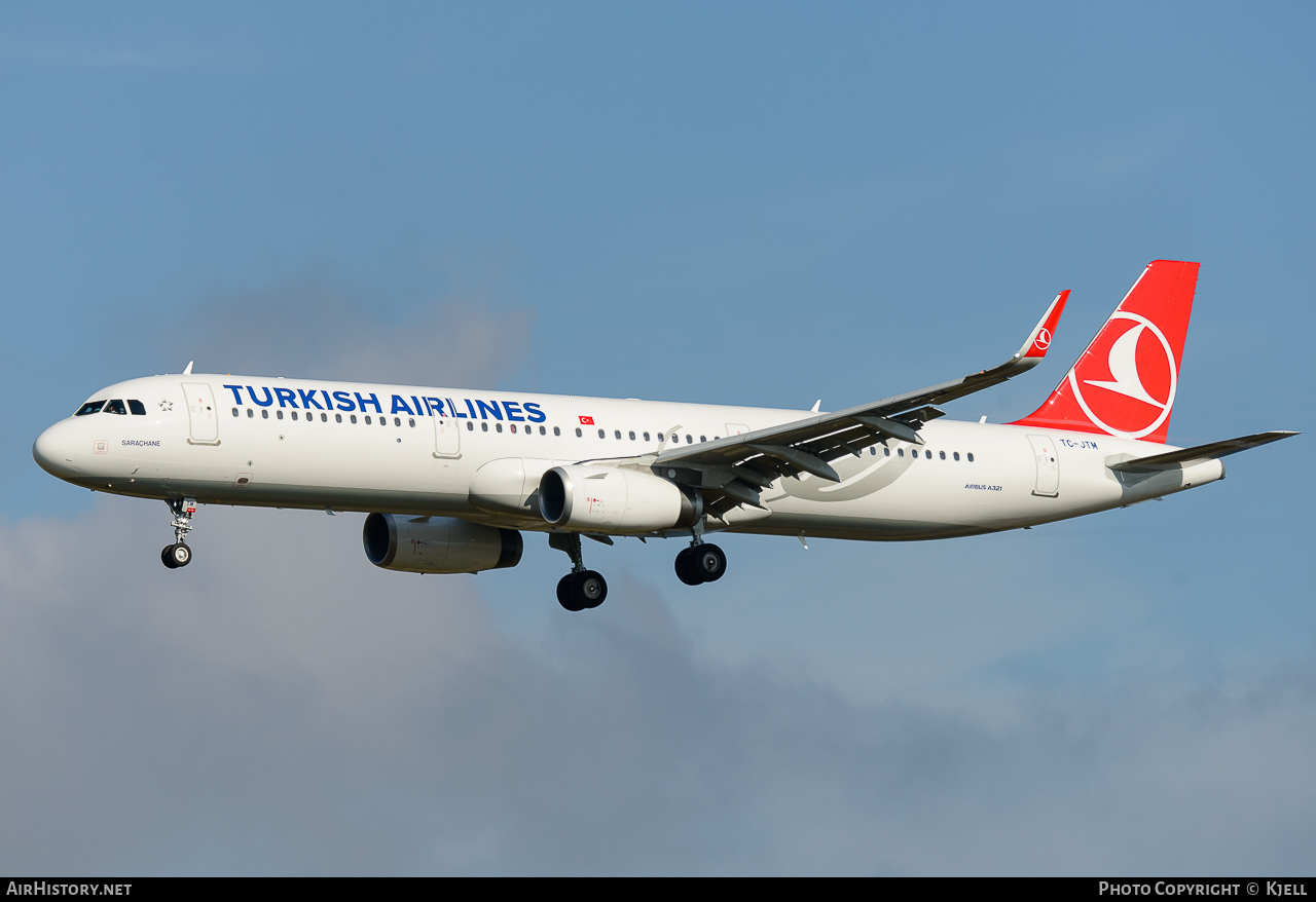 Aircraft Photo of TC-JTM | Airbus A321-231 | Turkish Airlines | AirHistory.net #96568