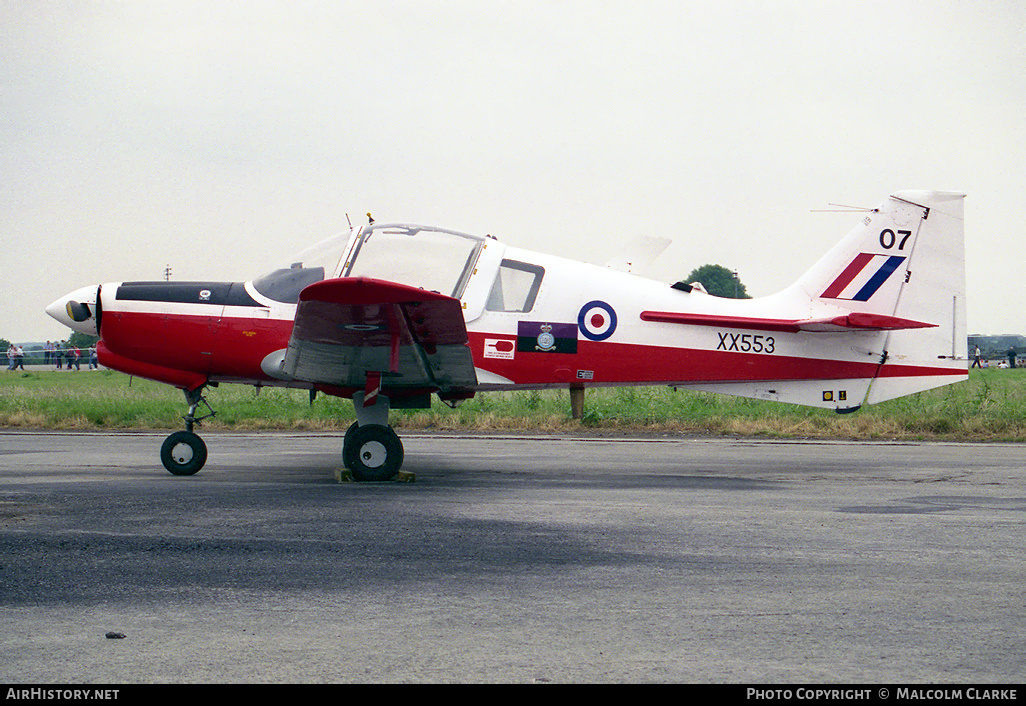 Aircraft Photo of XX553 | Scottish Aviation Bulldog T1 | UK - Air Force | AirHistory.net #96583