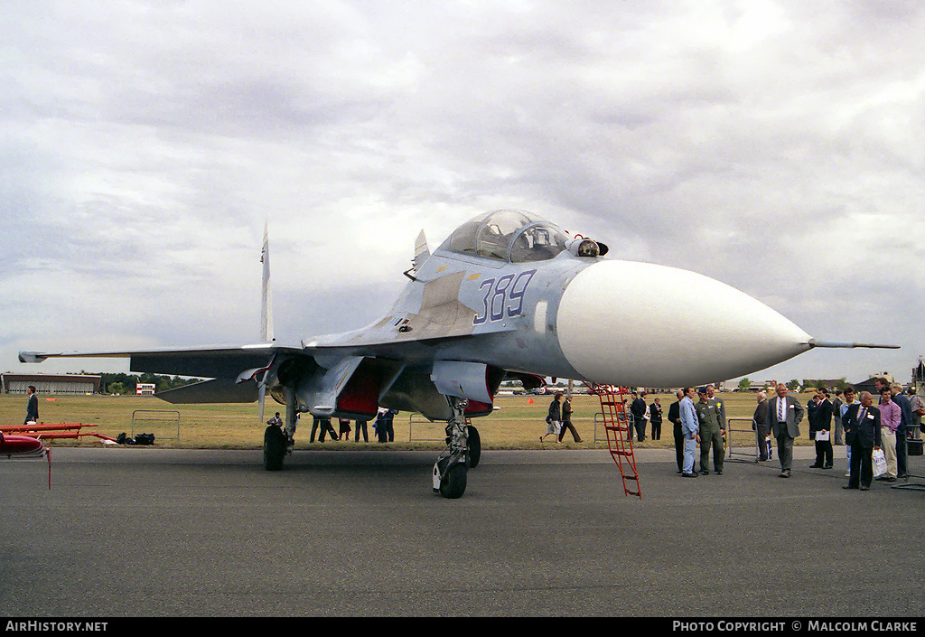 Aircraft Photo of 389 blue | Sukhoi Su-27UB | Russia - Air Force | AirHistory.net #96584