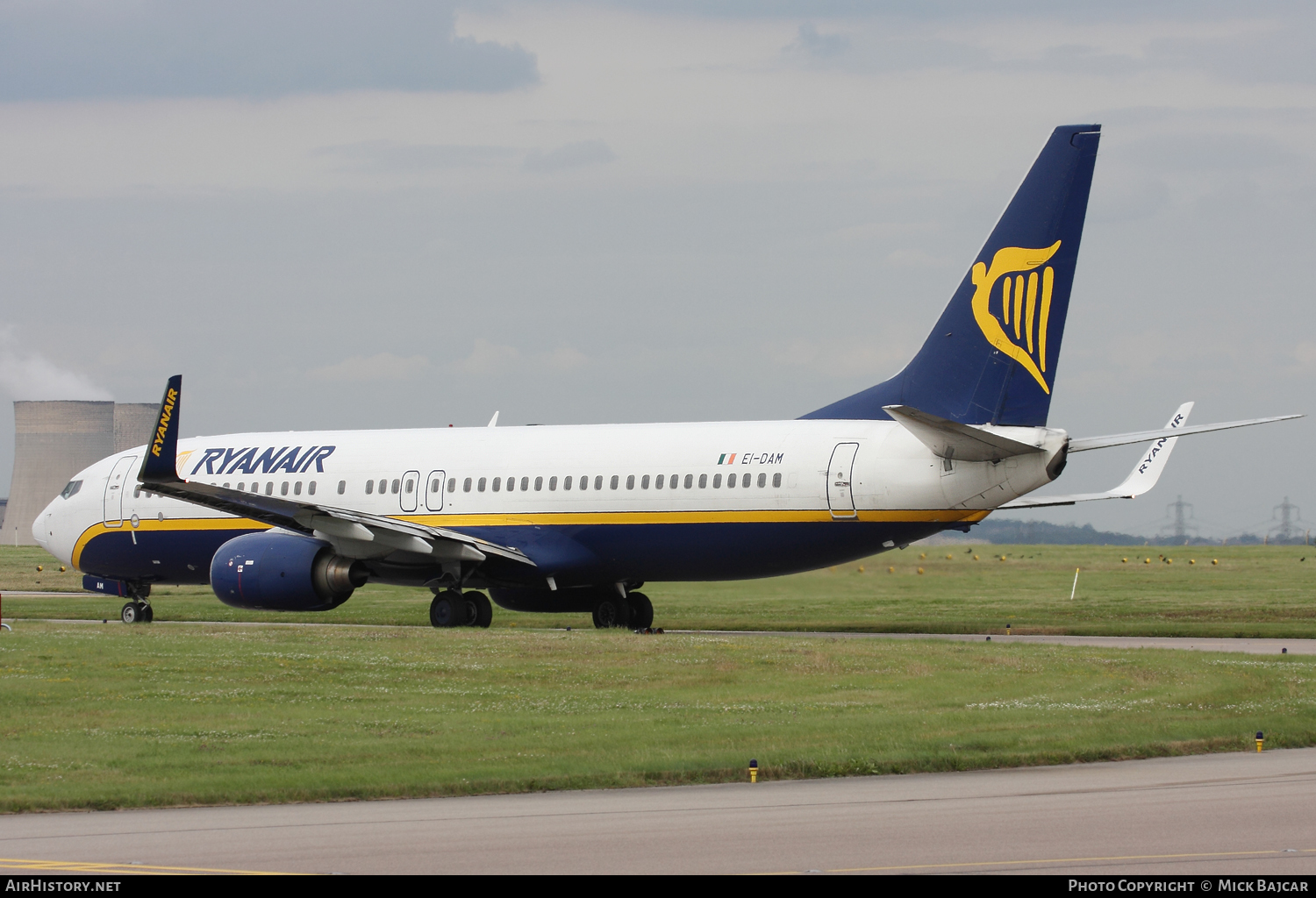 Aircraft Photo of EI-DAM | Boeing 737-8AS | Ryanair | AirHistory.net #96588