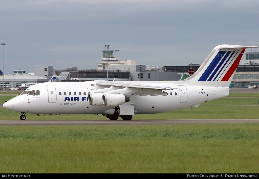 Aircraft Photo of EI-CWA | British Aerospace BAe-146-200A | Air France | AirHistory.net #96591