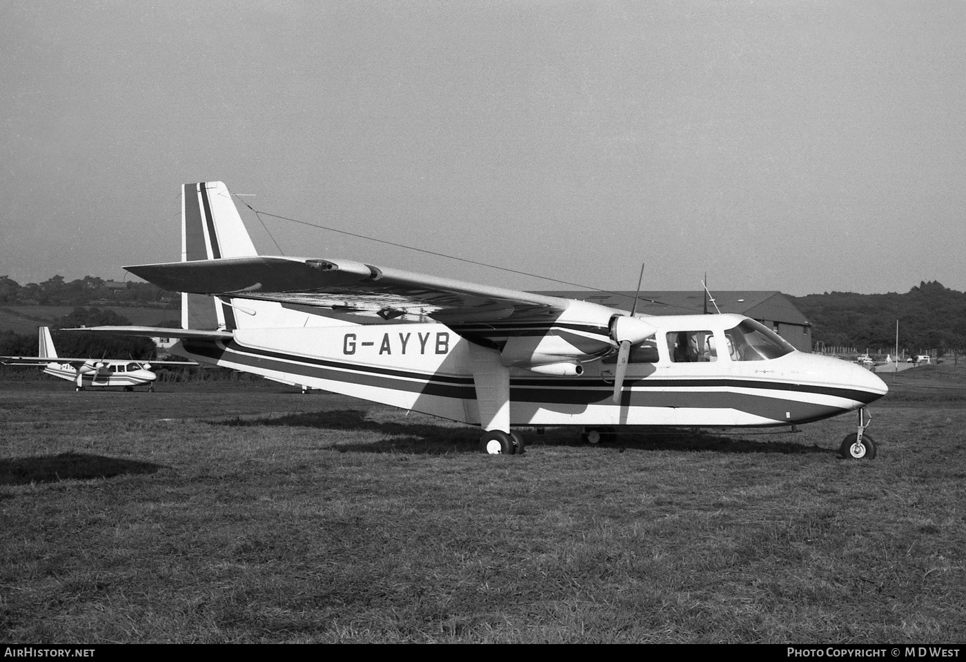 Aircraft Photo of G-AYYB | Britten-Norman BN-2A-20 Islander | AirHistory.net #96592