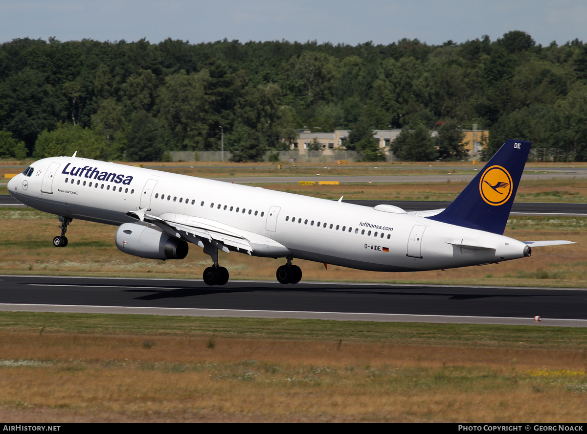 Aircraft Photo of D-AIDE | Airbus A321-231 | Lufthansa | AirHistory.net #96607