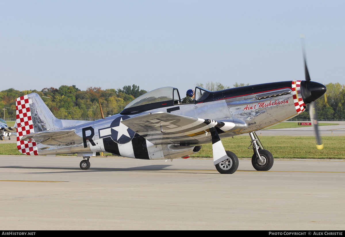 Aircraft Photo of N51KB / 474009 | North American P-51D Mustang | USA - Air Force | AirHistory.net #96640