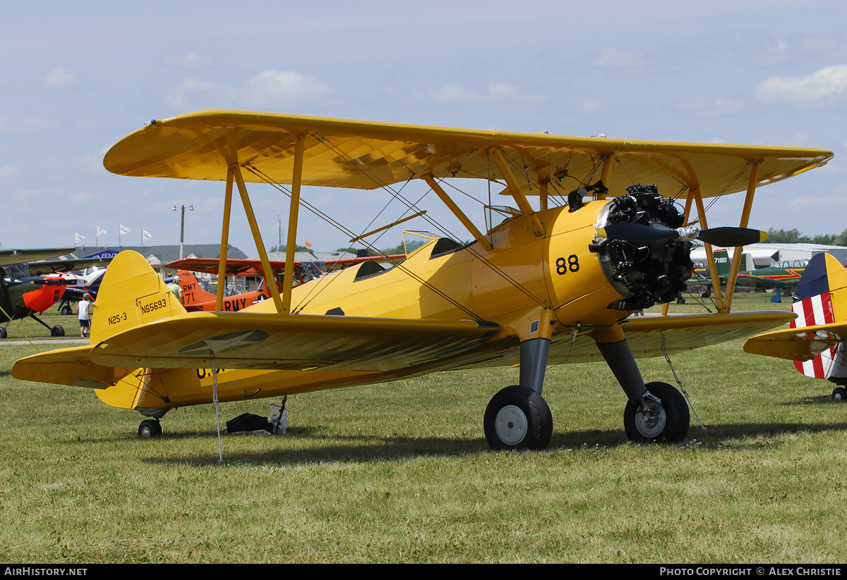 Aircraft Photo of N65693 | Boeing N2S-3 Kaydet (B75N1) | USA - Navy | AirHistory.net #96649