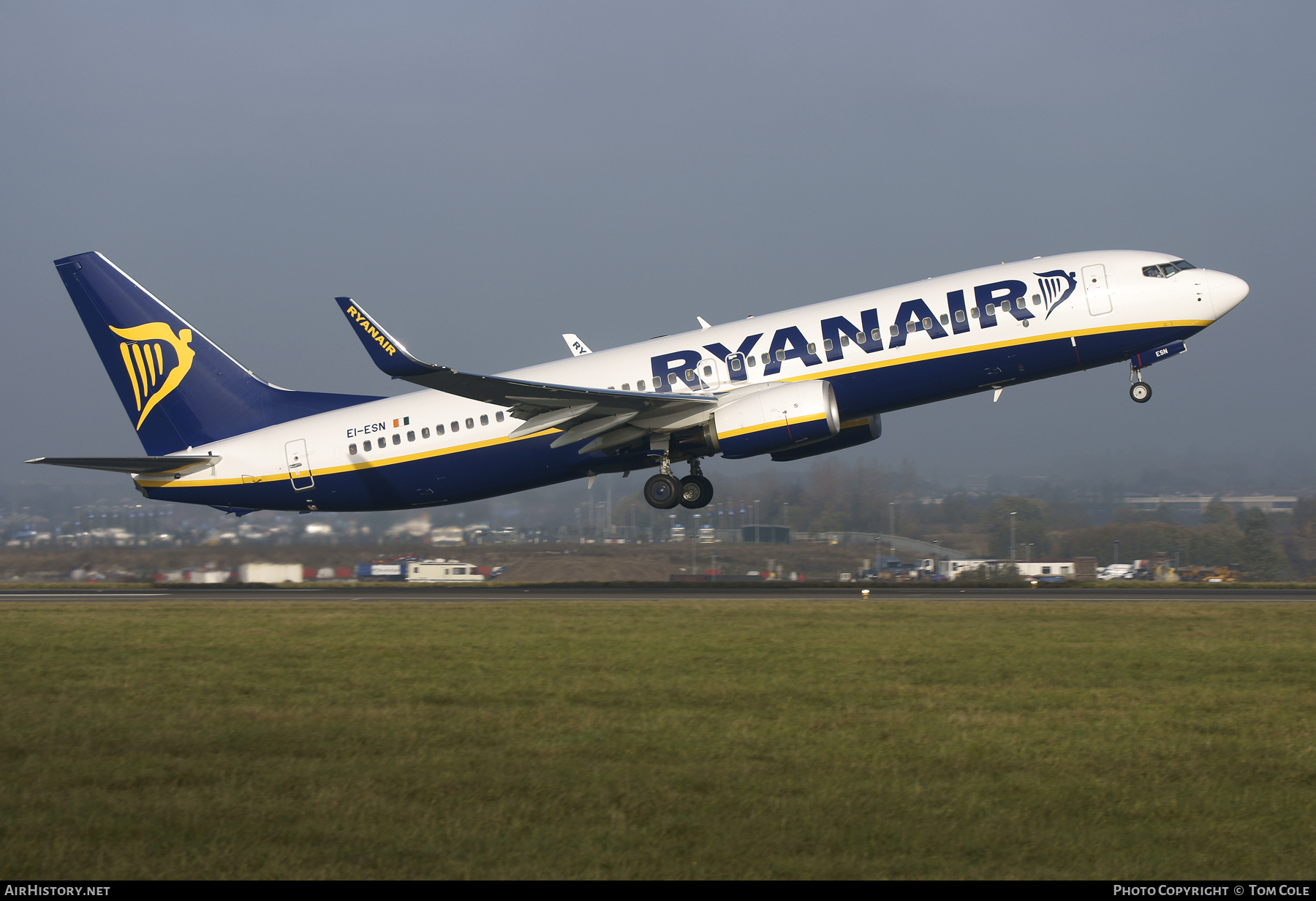 Aircraft Photo of EI-ESN | Boeing 737-8AS | Ryanair | AirHistory.net #96689